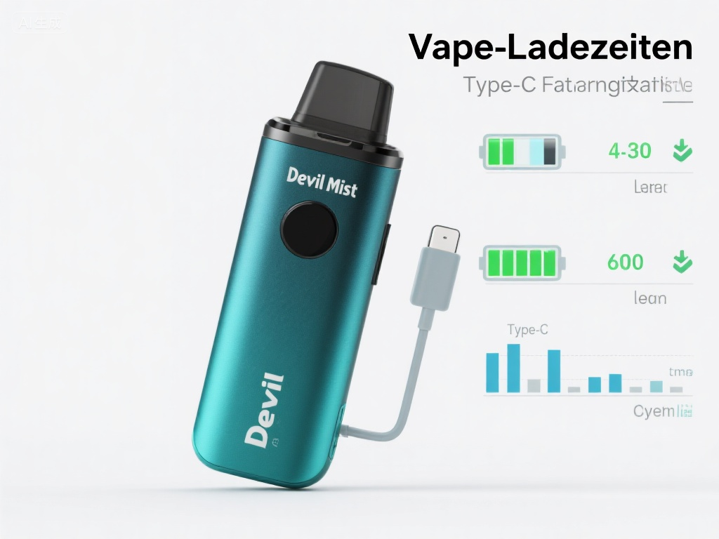 wie lange braucht eine vape zum laden